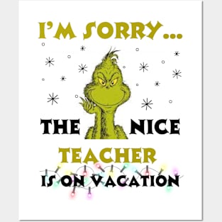 Nice Teacher On Vacation Posters and Art